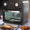 Plum Chef Air Fryer, 13QT Multifunctional Convection Toaster Oven Air Fryer Combo, 360° Hot Air Circulation for Healthy Oil-Free Cooking