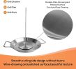 Al Pastor Skewer for Grill: Stainless Steel Vertical Stand, Brazilian Spit Stand with removable 3 Spikes, 2 Brushes, Anti-scalding Fittings