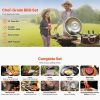 Flat Top Grill Accessory Tool for Outdoor BBQ Teppanyaki