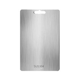 Stainless Steel Anti-Bacterial Anti-Mold Board Home Kitchen Chopping Board (Type: 304/46x30cm, Color: Steel Color)