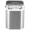 Countertop Ice Maker, 9 Cubes Ready in 6 Mins, 26lbs in 24Hrs, Self-Cleaning Portable Ice Maker with Ice Scoop and Basket