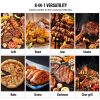 53 inch Portable Charcoal Grill, Propane Gas Grills with Cover and Cart, Heavy Duty Iron BBQ Grill, Mini Tabletop Smoker for Outdoor Cooking