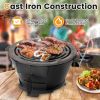 Outdoor Portable Charcoal Hibachi Grill with Grill Grate