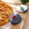 1pc Stainless Steel Round Wheel Cutter With Lid For Cake, Bread, And Pies - Kitchen Baking Tool With Roulette Roller, Suitable For Home Kitchen Baking