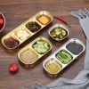 Square Sauce Dish Hotpot Seasoning Disc Barbecue Tableware